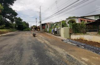 obras de mejora calle La Cuesta