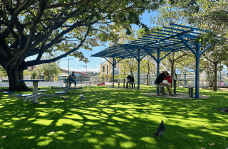 Municipalidad mejora los espacios públicos en Parque Juan de Jesús Flores Umaña