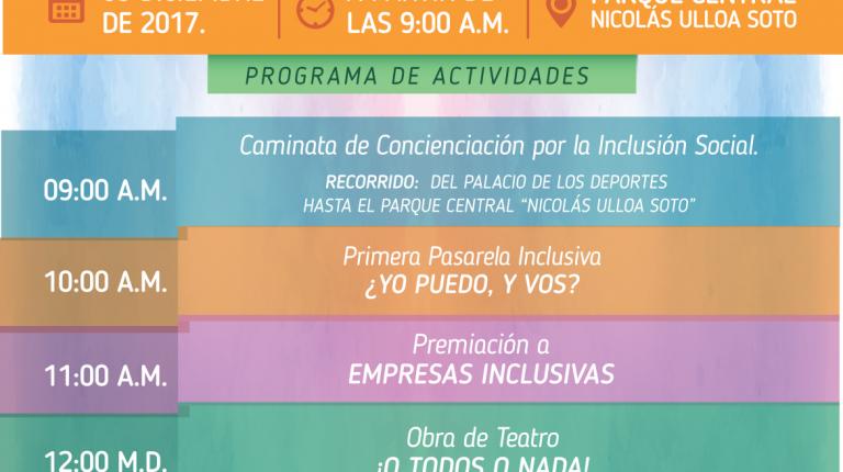En el marco de la Celebración del Día Mundial de la Persona con Discapacidad, la Municipalidad de Heredia y su Programa SOS PARTE reconocerá a empresas nacionales que han desarrollado programas de responsabilidad social para lograr la inserción laboral de personas con discapacidad en Costa Rica.
