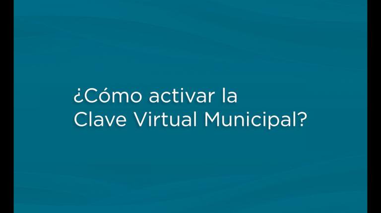 Embedded thumbnail for Creación de Clave Municipal Virtual