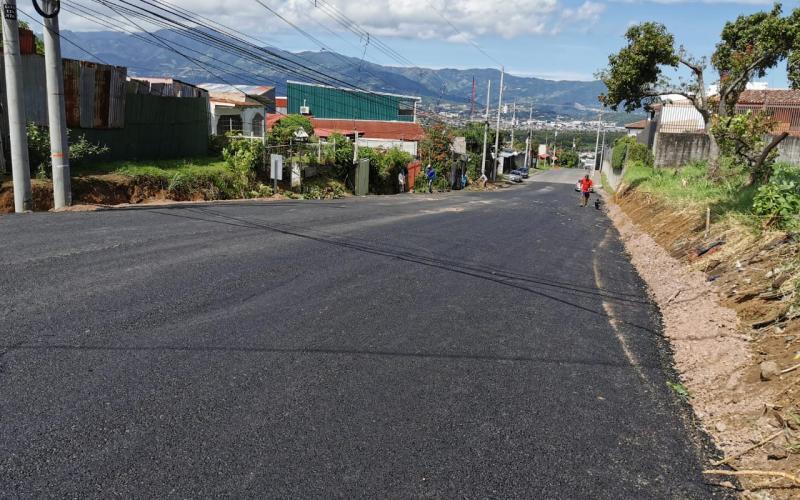 obras de mejora calle La Cuesta