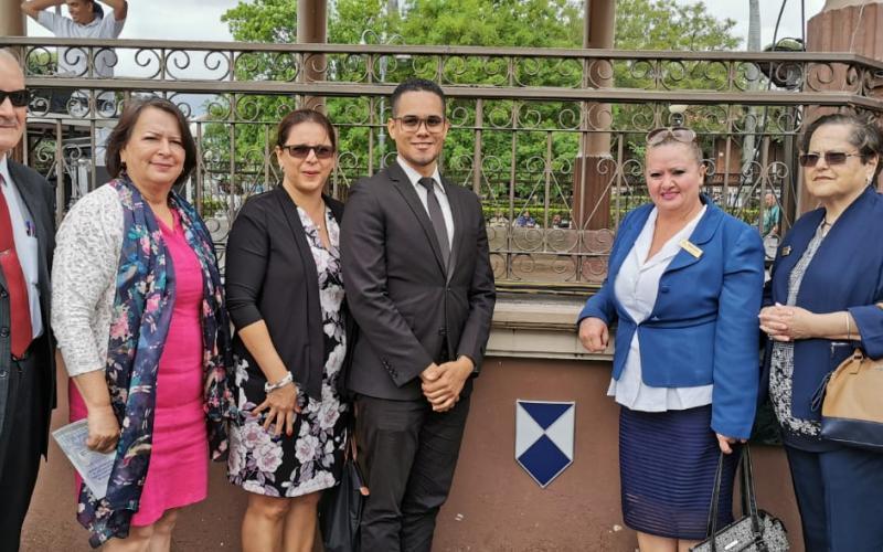 Develación de los Escudos Azules de Protección al Patrimonio Cultural