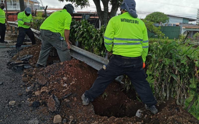 obras de mejora calle La Cuesta