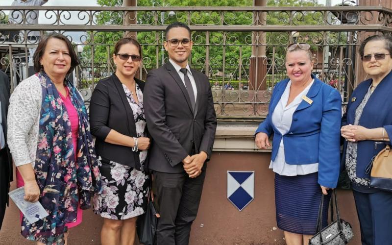 Develación de los Escudos Azules de Protección al Patrimonio Cultural