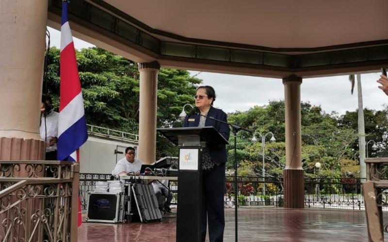 Develación de los Escudos Azules de Protección al Patrimonio Cultural