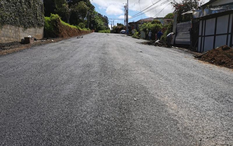 obras de mejora calle La Cuesta