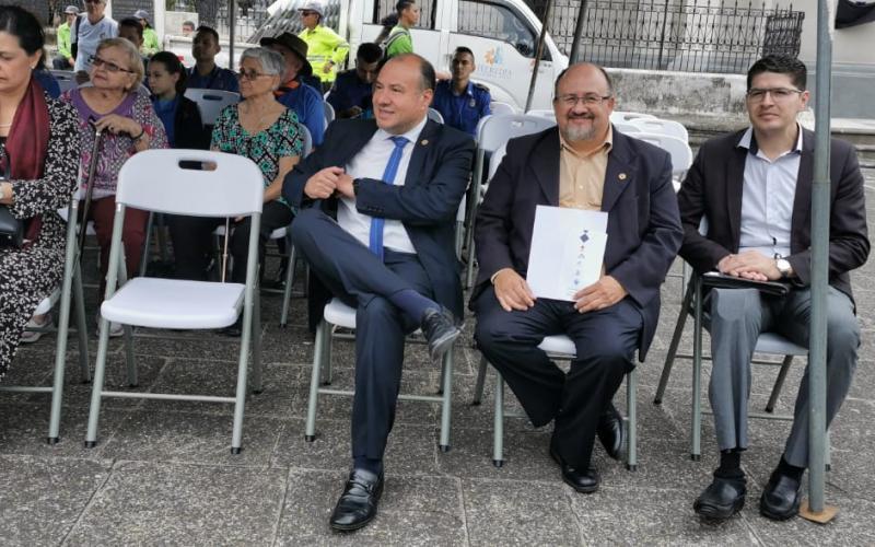 Develación de los Escudos Azules de Protección al Patrimonio Cultural