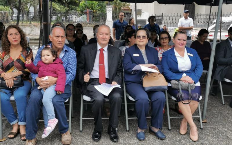 Develación de los Escudos Azules de Protección al Patrimonio Cultural