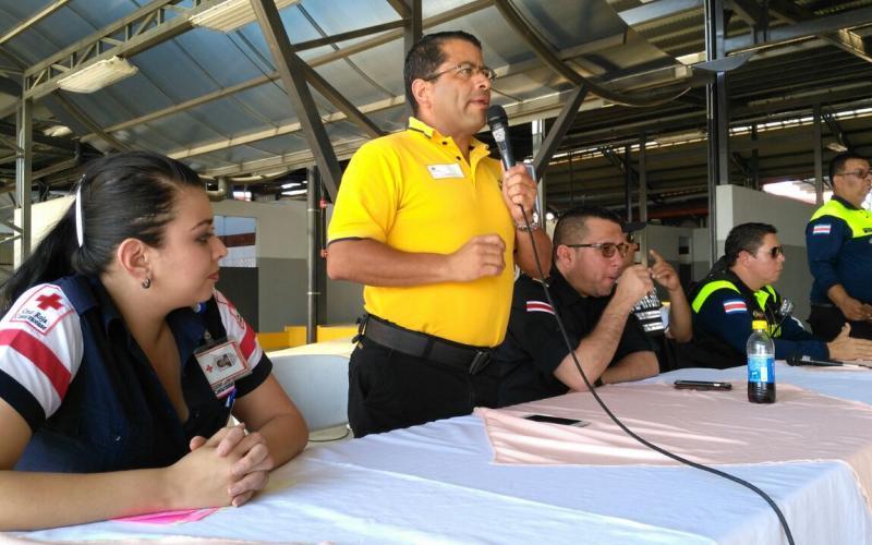 Unidad Técnica de Gestión del Riesgo Vial y la Sección de Programas Preventivos de la Municipalidad de Heredia realizaron el II Simulacro de Gestión del Riesgo Vial 