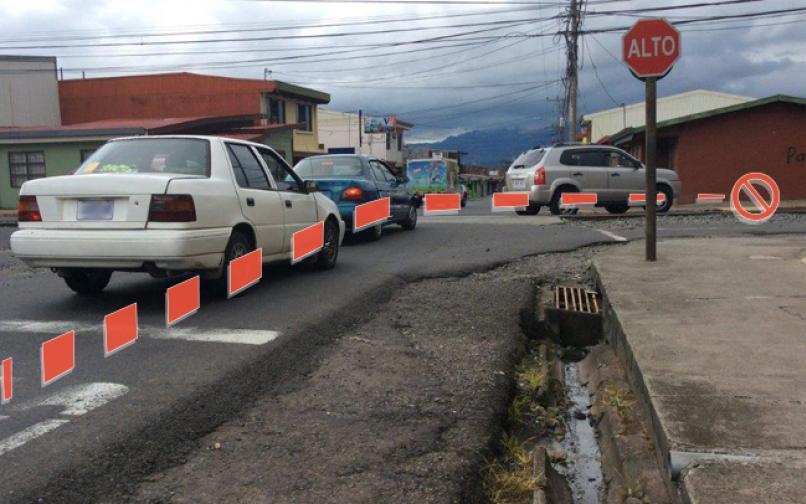 Municipalidad cierra paso en derecho de vía del tren