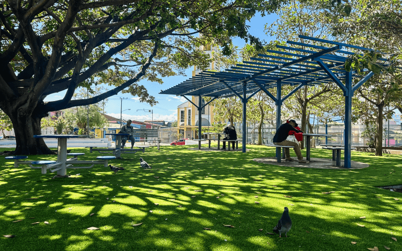 Municipalidad mejora los espacios públicos en Parque Juan de Jesús Flores Umaña