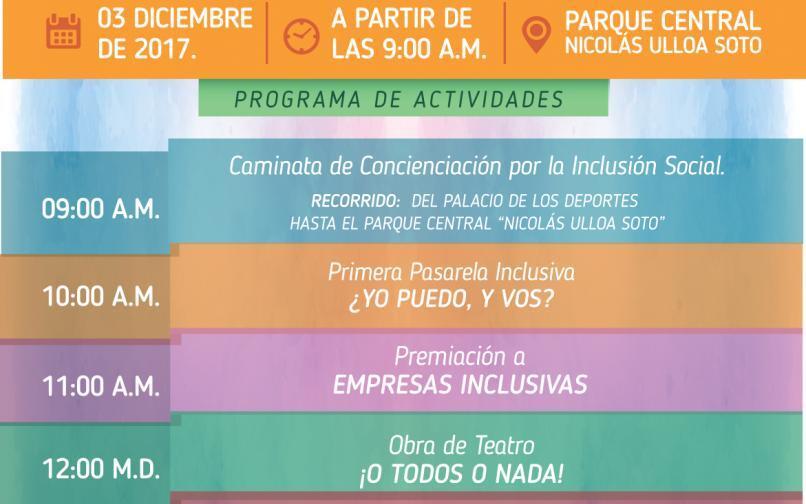 En el marco de la Celebración del Día Mundial de la Persona con Discapacidad, la Municipalidad de Heredia y su Programa SOS PARTE reconocerá a empresas nacionales que han desarrollado programas de responsabilidad social para lograr la inserción laboral de personas con discapacidad en Costa Rica.