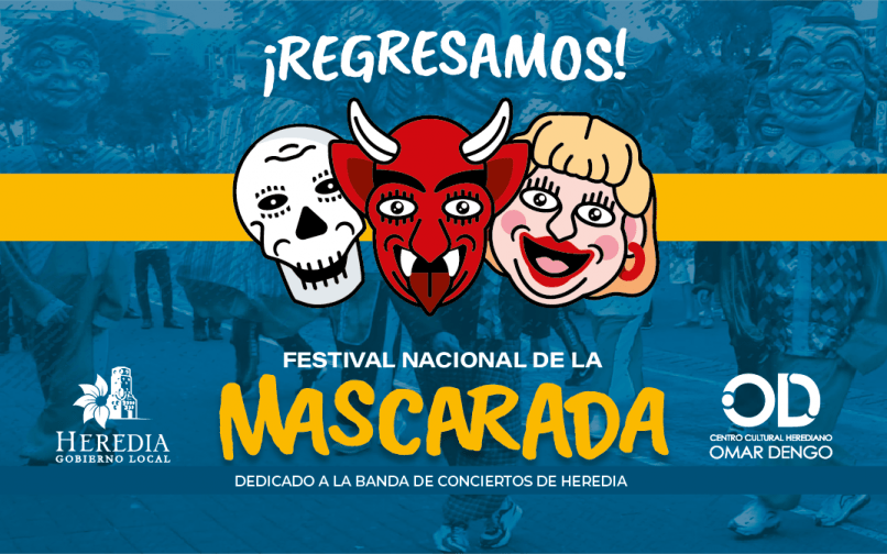 VI edición del Festival Nacional de la Mascarada regresa a Heredia