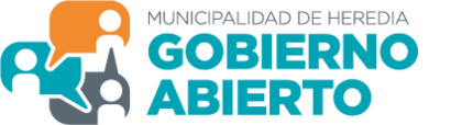 Logo de la política pública de gobierno abierto del cantón de Heredia